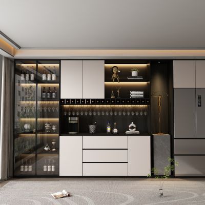 现代轻奢酒柜