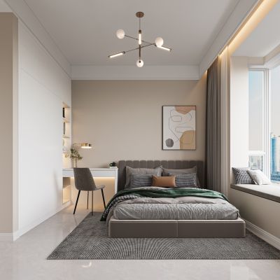 现代卧室