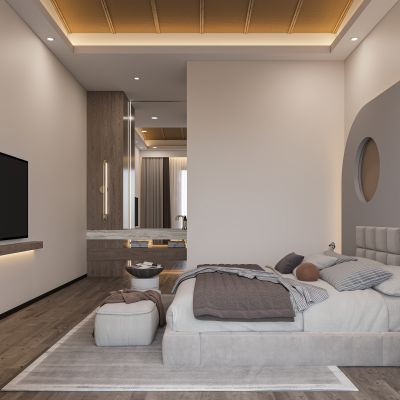 现代卧室