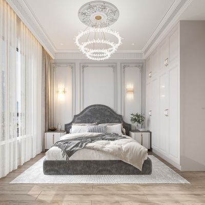 简欧卧室