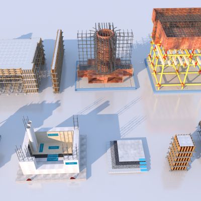 现代建筑工地施工样板