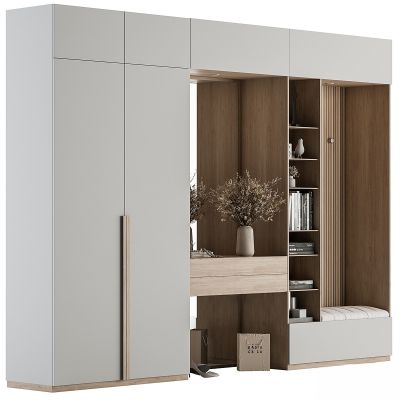 现代柜子,衣柜、衣架