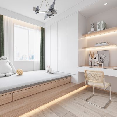 北欧榻榻米卧室