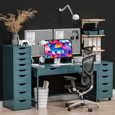 现代桌台,书桌椅