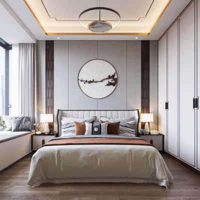 新中式卧室