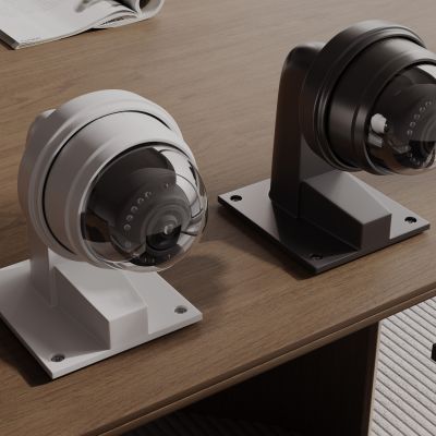 现代监控摄像头