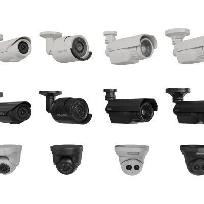 现代监控摄像头