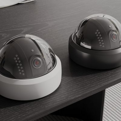 现代监控摄像头