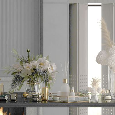 室内装饰 桌面摆件 花瓶 花卉 香薰 书籍 