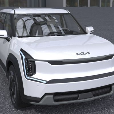 起亚EV9汽车3D模型