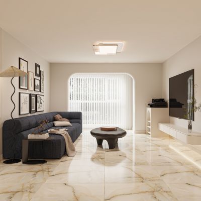 现代奶油风客餐厅