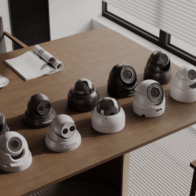 现代监控摄像头