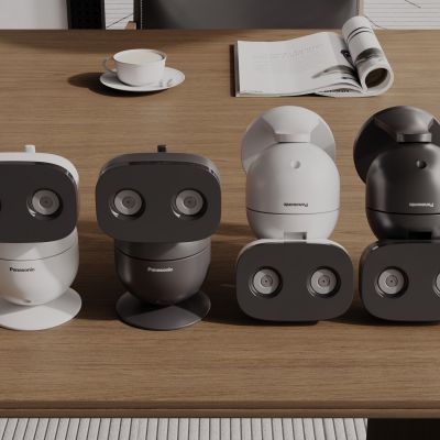 现代监控摄像头