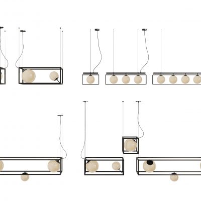 现代吊灯 球形吊灯 艺术灯 组合吊灯