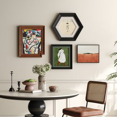 现代中古风装饰画