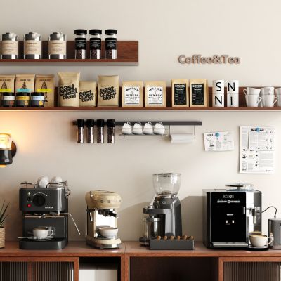 现代咖啡机组合