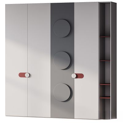 现代柜子,衣柜、衣架