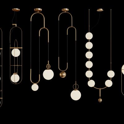现代吊灯 球形吊灯 艺术灯 组合吊灯