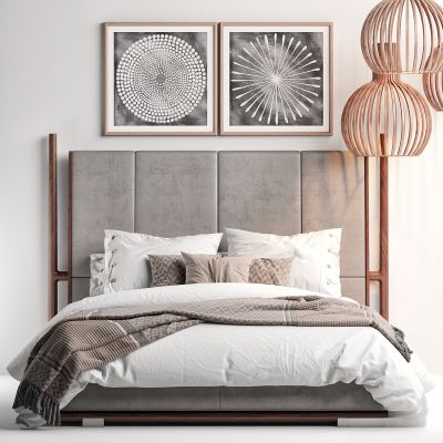 现代床具,双人床