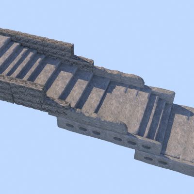 现代毛石台阶景观_石块踏步台阶_石头叠级台阶