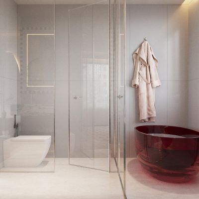 浴室 卫生间 浴缸 衣物