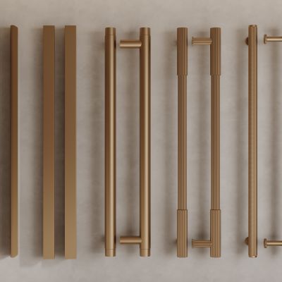 现代金属门拉手 门拉手组合