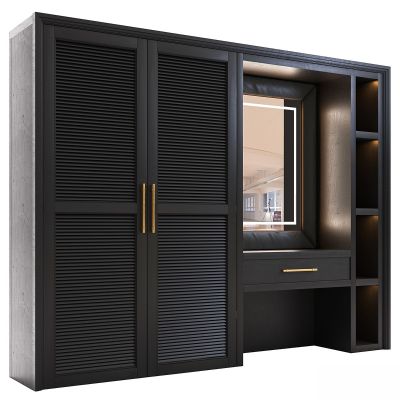 现代柜子,衣柜、衣架