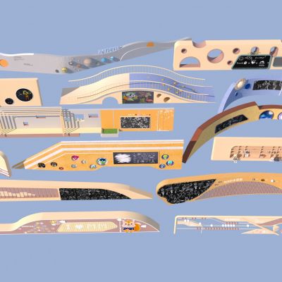 现代儿童文化墙