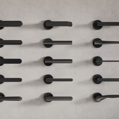 现代金属门把手 门拉手组合