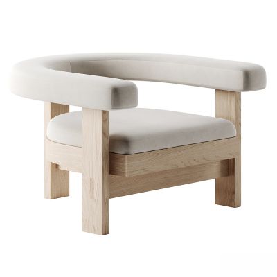 现代椅子,扶手椅3D模型