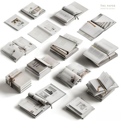 现代陈设饰品,书籍