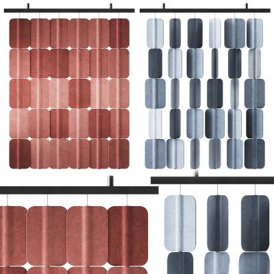 现代构件五金,屏风隔断