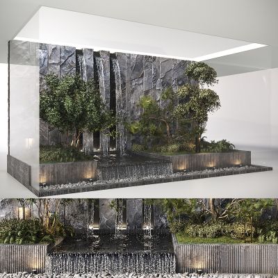 现代建筑户外,景观小品