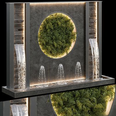 现代建筑户外,景观小品