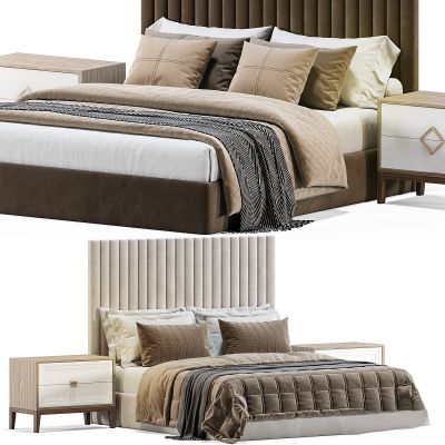 现代床具,双人床