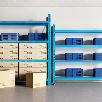 现代货架 快递架 包装