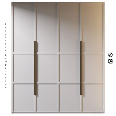 现代柜子,衣柜、衣架