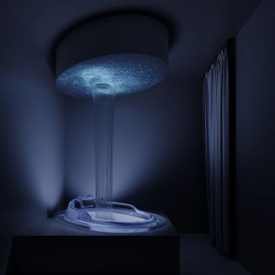 浴缸展示 星空顶 亚克力浴缸