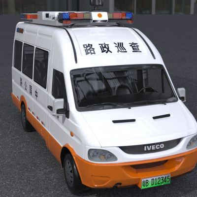 中国公路路政巡查车