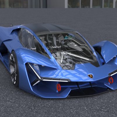 兰博基尼概念跑车汽车