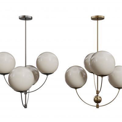 现代球形吊灯 玻璃球吊灯 轻奢艺术灯 金属吊灯 餐厅吊灯 客厅吊灯