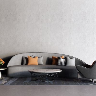 现代异形沙发 弧形沙发