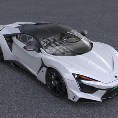 芬尼尔超跑跑车带内饰