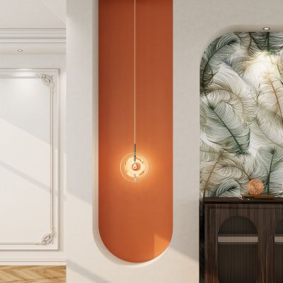 轻法式奶油中古风入户端景玄关