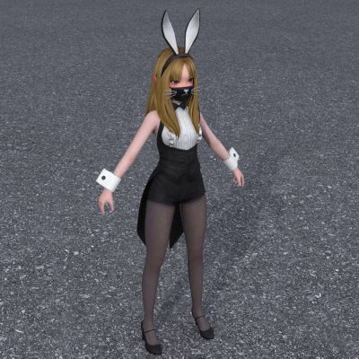 兔耳朵萝莉女角色