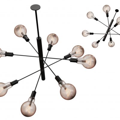 现代球形吊灯 玻璃球吊灯 轻奢艺术灯 金属吊灯 餐厅吊灯 客厅吊灯