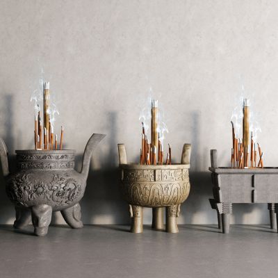 中式青铜器 鼎 香炉