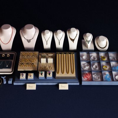 现代珠宝 首饰 项链 戒指 手镯