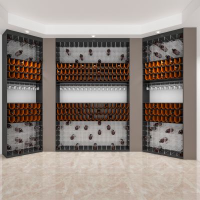 全屋定制 现代酒柜 亚克力板 