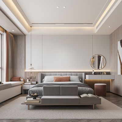 现代卧室